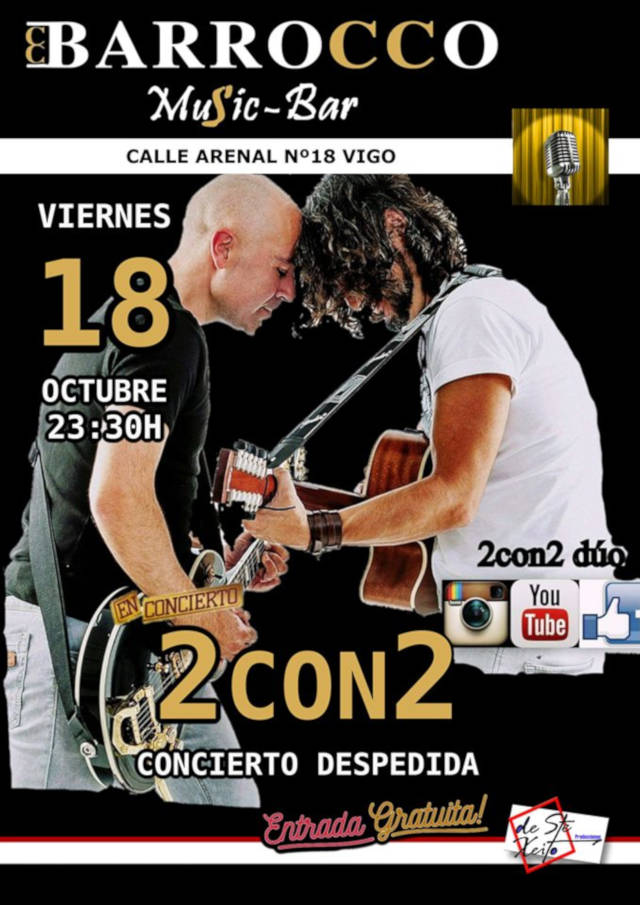 Concierto de 2CON2 en Vigo (Galicia)