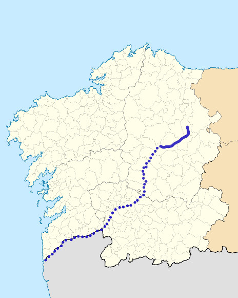 Mapa de situación de Neira