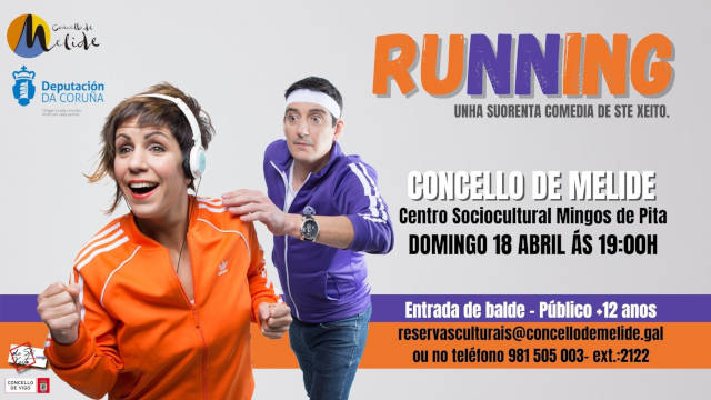 Running Teatro en Melide (Galicia)