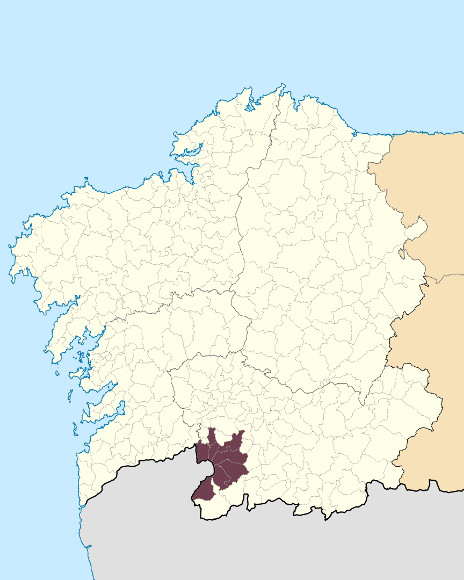 Mapa de situación de Serra do Laboreiro